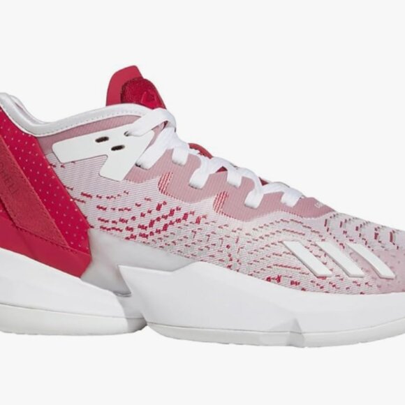 Adidas D.O.N. Issue Shoes Red and White | Unisex Sneakers - Picture 4 of 4